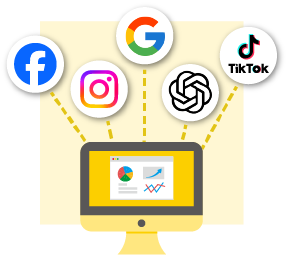 SNS連携のイメージ図
